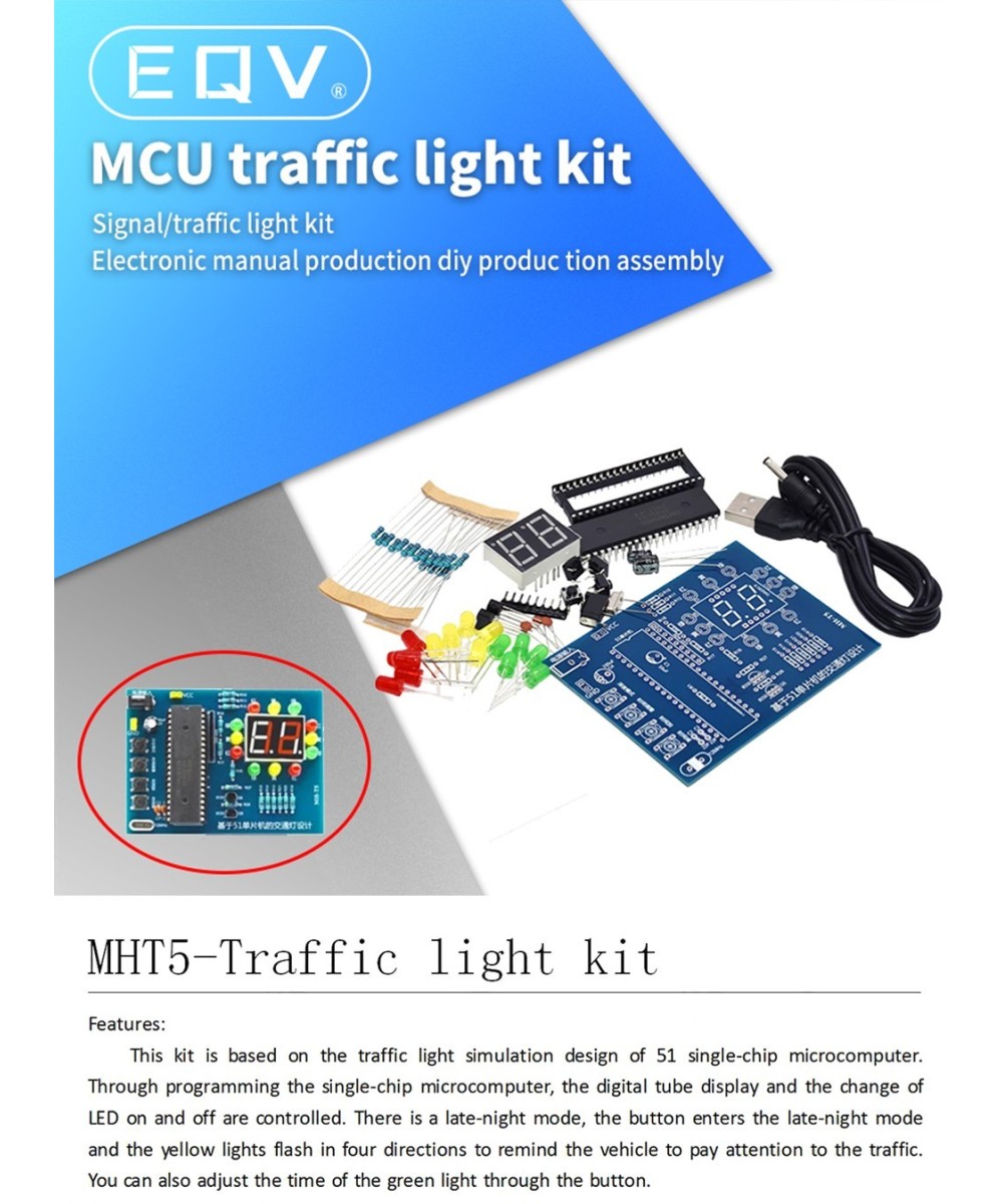 Proyecto Simulador de Semaforo 4 Vias con STC89C52 (DIY)