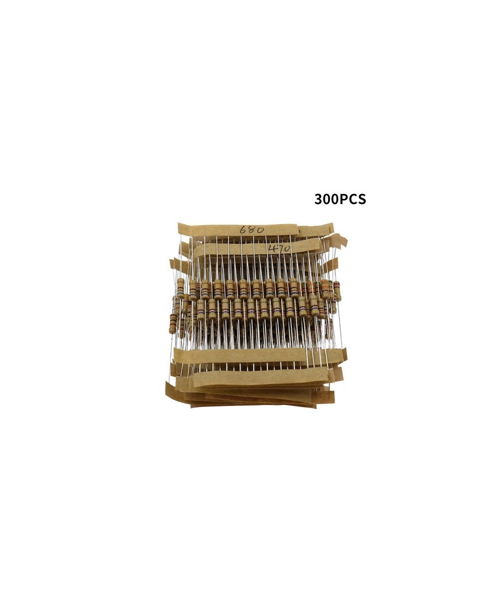 Kit de resistencias 30 valores 300pcs 1/2 watt