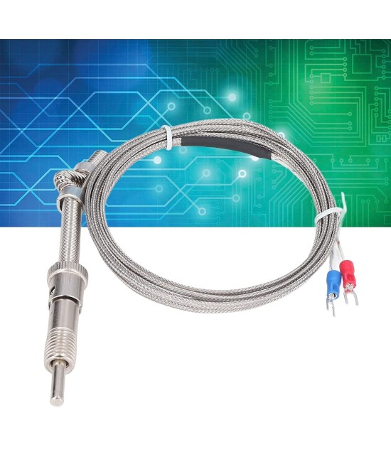 Sonda de temperatura termocupla tipo K WRNT-01 2000mm 0-600 grados