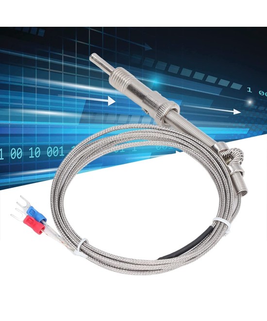 Sonda de temperatura termocupla tipo K WRNT-01 2000mm 0-600 grados