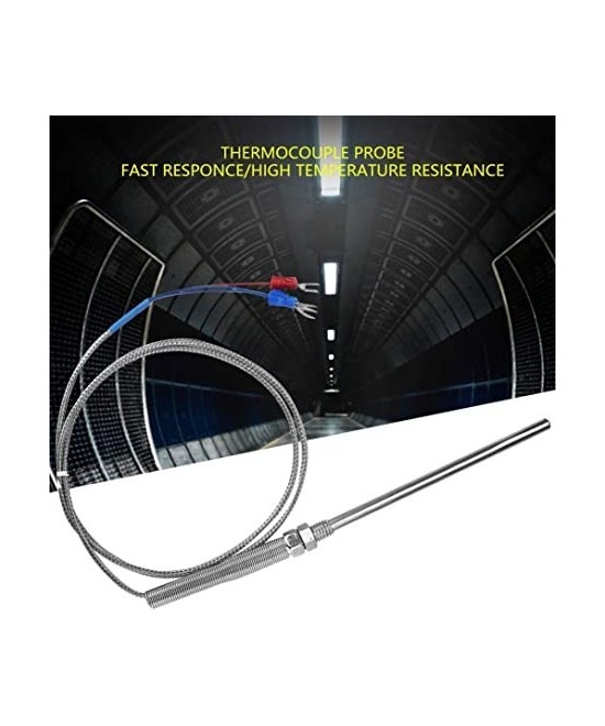 Sonda de temperatura termocupla tipo K WRN-187 2000mm 0-600 grados