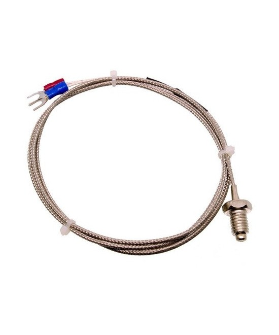 Sonda de temperatura termocupla tipo K M6 2000mm 0-600 grados