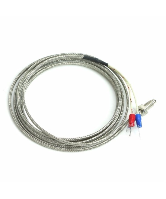 Sonda de temperatura termocupla tipo K M6 2000mm 0-600 grados