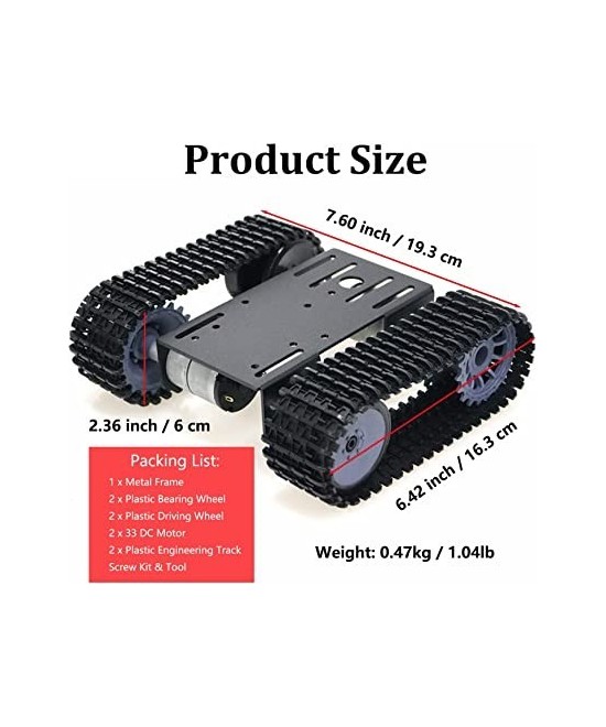 Chasis de tanque robot (DIY)