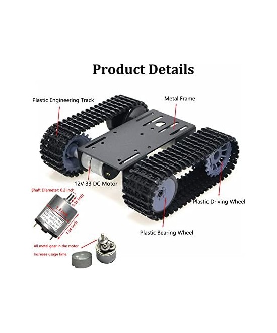 Chasis de tanque robot (DIY)