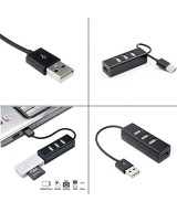 HUB 2.0 DE 4 PUERTOS UGREEN