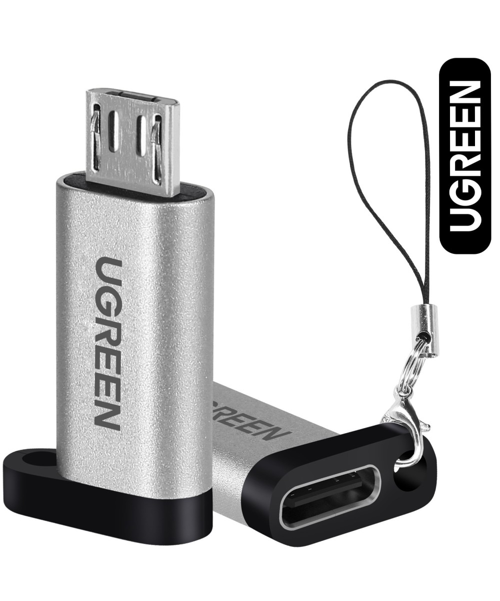 Adaptador de Carga Rapida USB-C a Micro USB UGREEN