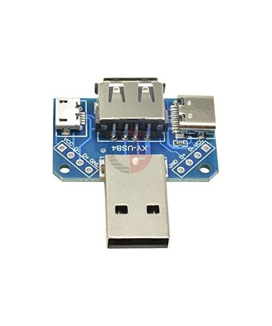 Modulo adaptador USB hembra a Micro USB a USB-C