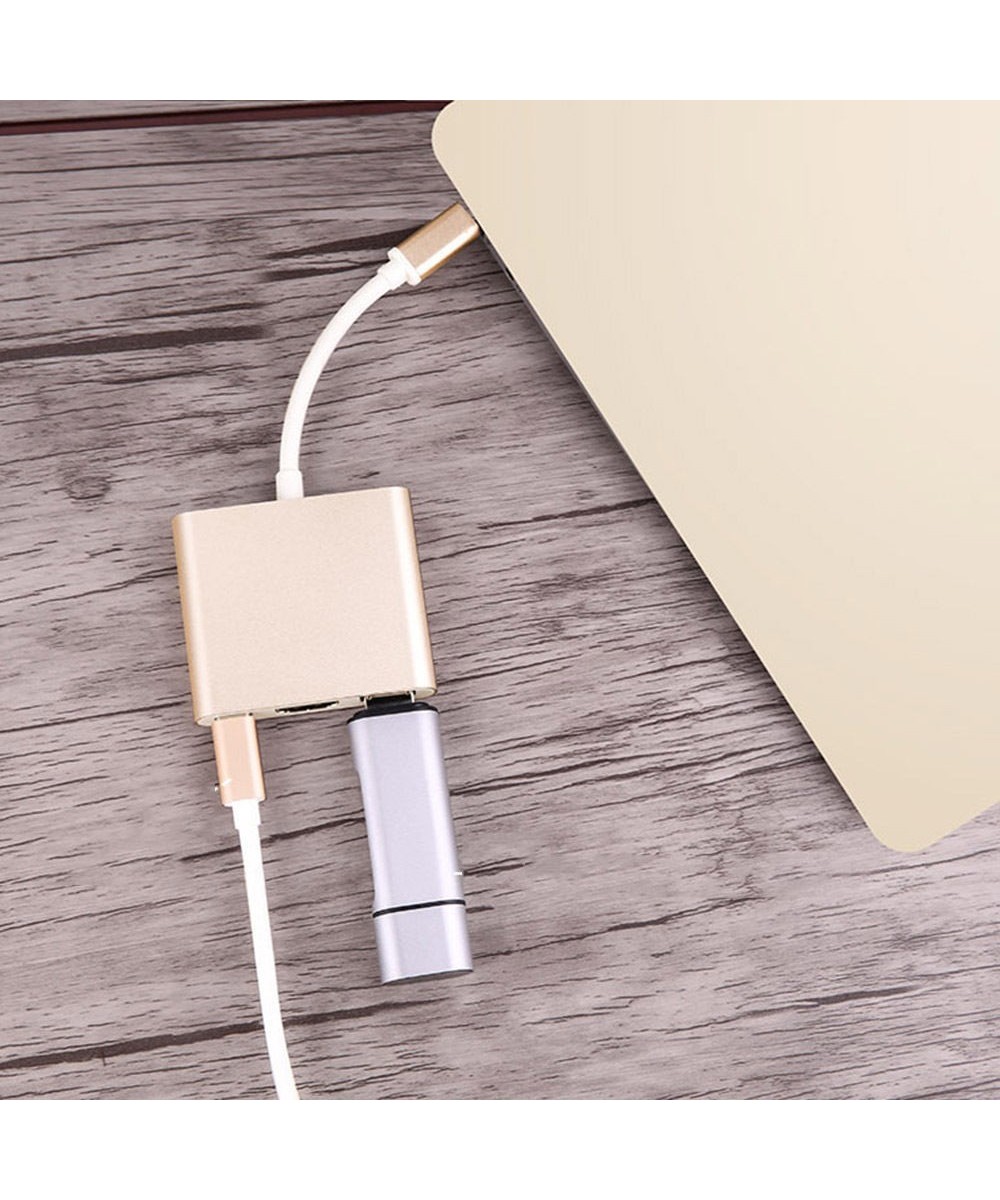 USB-c a USB-HDMI-USB-c