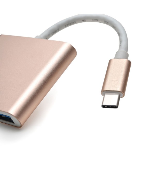 USB-c a USB-HDMI-USB-c