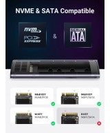 Lector de Disco Duro SSD M2 NVMe a USB-C UGREEN