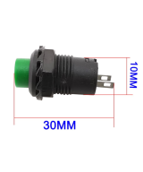 Interruptor push button con bloqueo ON / OFF