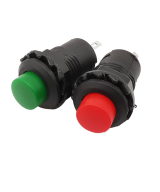 Interruptor push button con bloqueo ON / OFF