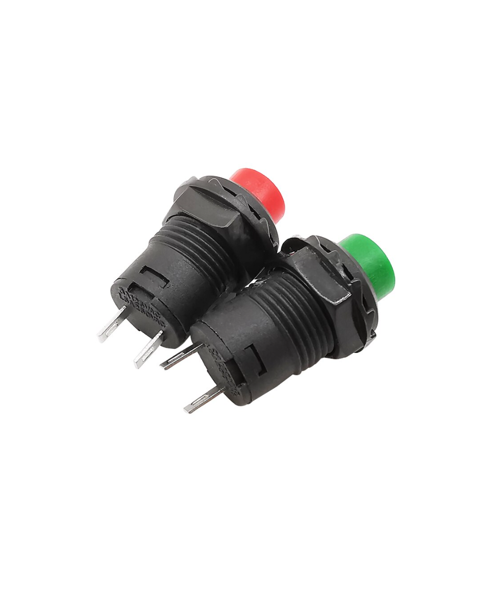 Interruptor push button con bloqueo ON / OFF
