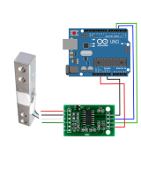 Modulo y Sensor de peso 20Kg HX711 FZ1439