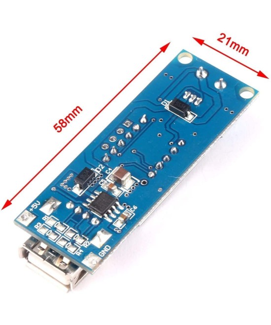 Regulador de voltaje descendente USB DC-DC 5V 2A HW-318 con pantalla