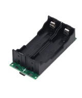 Modulo de Refuerzo de Carga de 2 Baterias de Litio 18650 USB-C 5V/9V/12V 3A para UPS LX-2BUPS