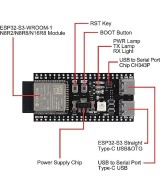 Tarjeta de desarrollo wifi bluetooth ESP32-S3 / N8R2 - N16R2 8MB - 16MB flash / N16R8 16M - MICRO USB