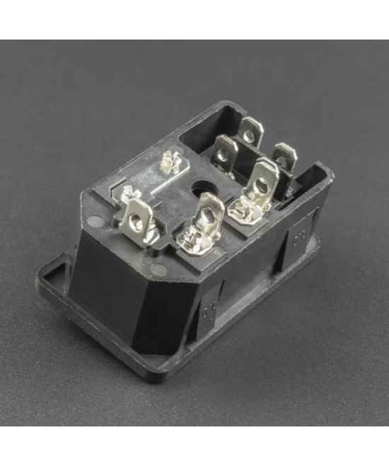 Receptaculo con interruptor de energia AC-01 + Fusible 10A