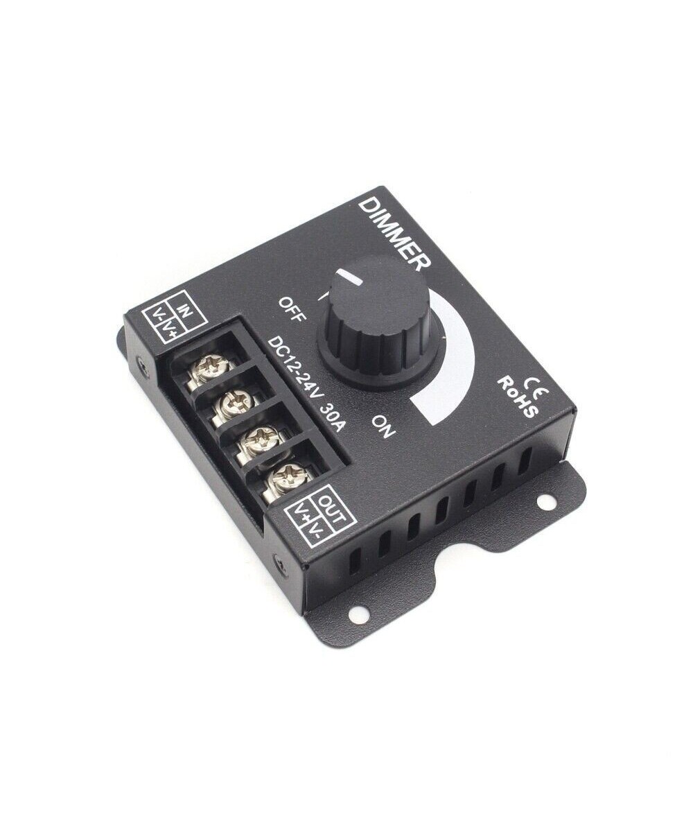 Dimmer regulador de luz 12/24V 30A