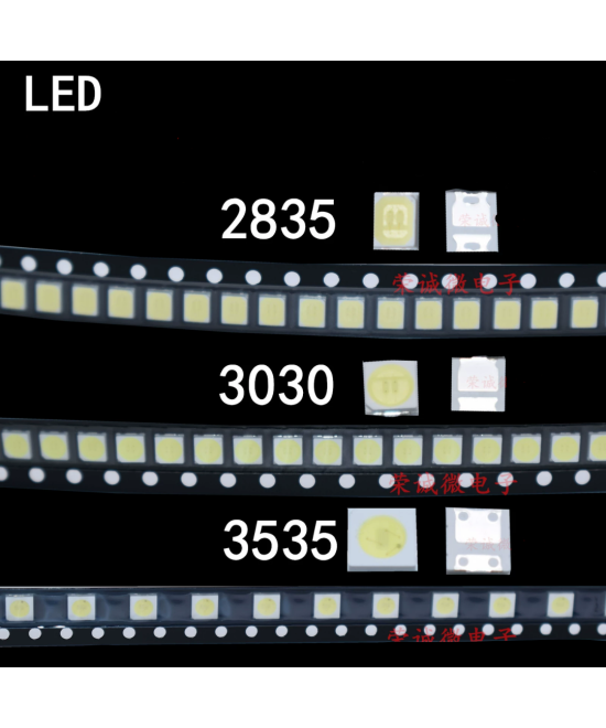 Diodo LED SMD  2835, 3030, 3535 6V Catodo Comun (10 Unidades)
