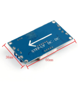 Regulador de voltaje ascendente DC-DC XL6009 con pantalla