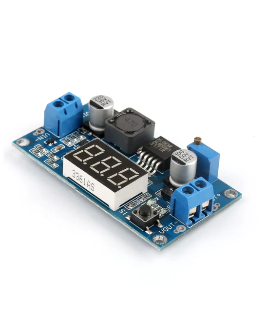 Regulador de voltaje ascendente DC-DC XL6009 con pantalla