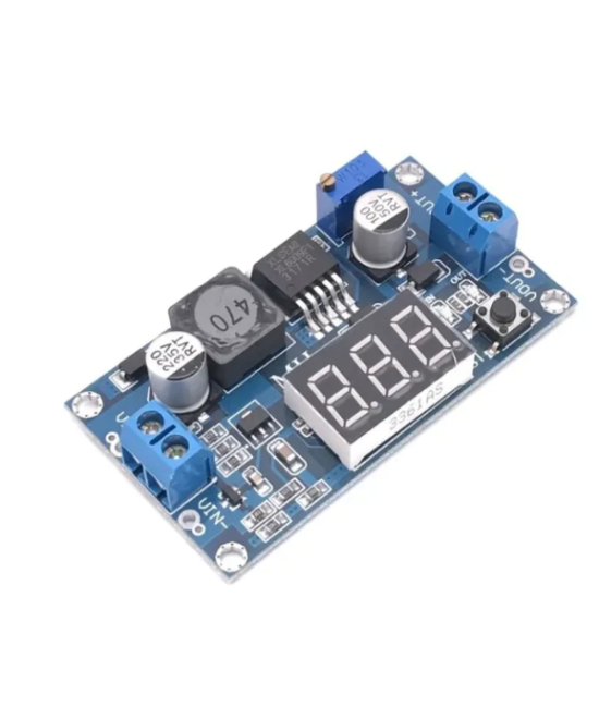 Regulador de voltaje ascendente DC-DC XL6009 con pantalla