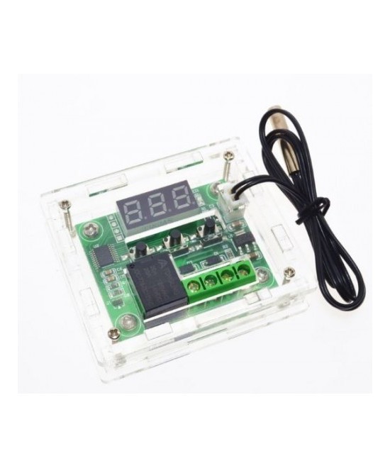 Termostato digital de temperatura XH-W1209 12V con case