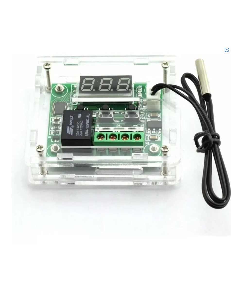 Termostato digital de temperatura XH-W1209 12V con case
