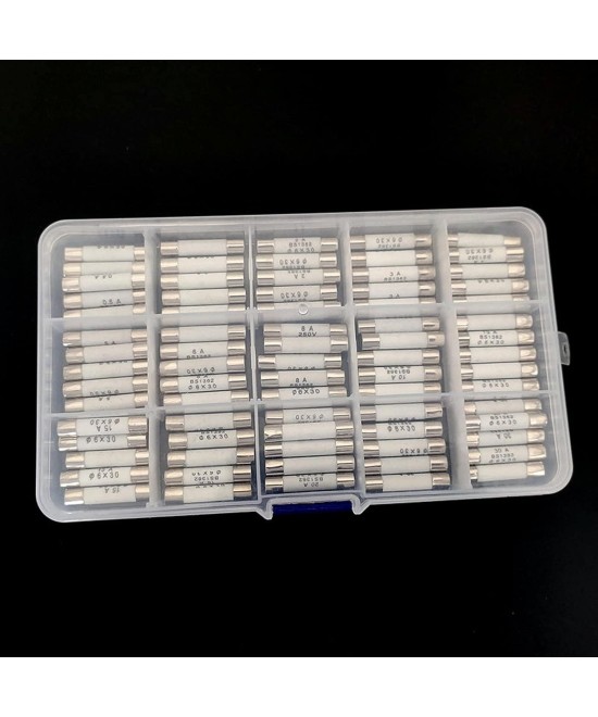 Fusible Cerámicos 0.5-30A 250V 6x30mm (1U)