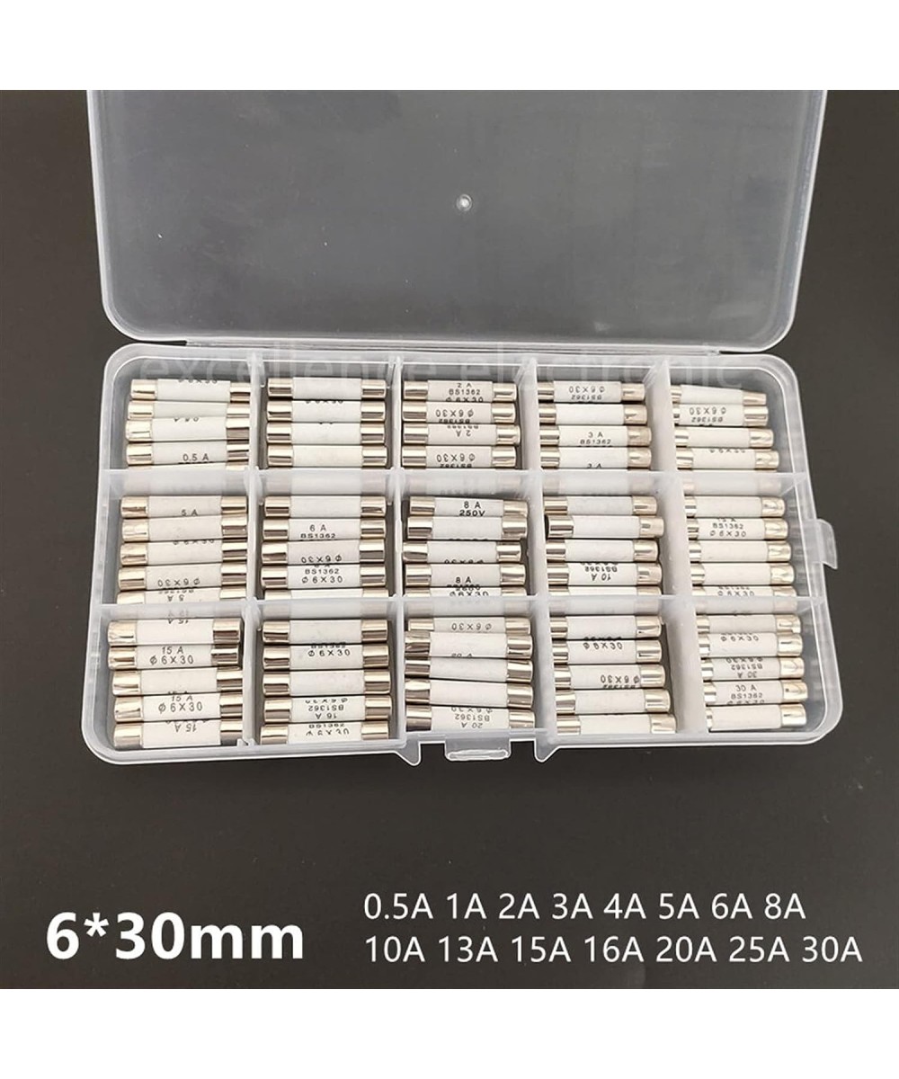 Fusible Cerámicos 0.5-30A 250V 6x30mm (1U)