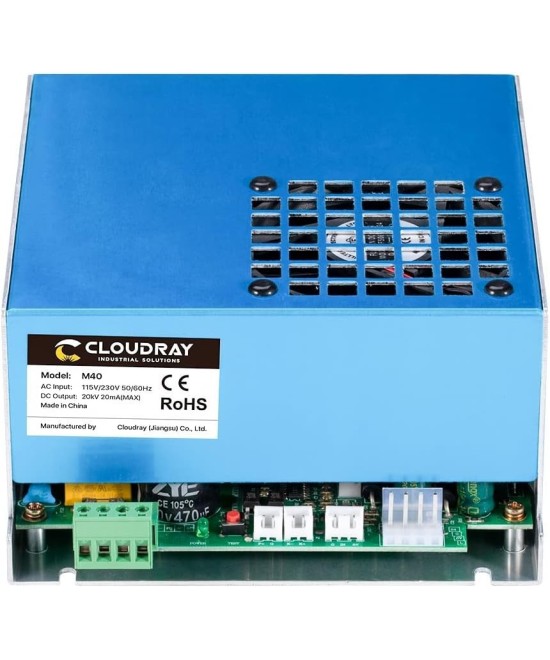 FUENTE DE ENERGIA PARA GRABADORA Y CORTADORA LASER 40W CO2