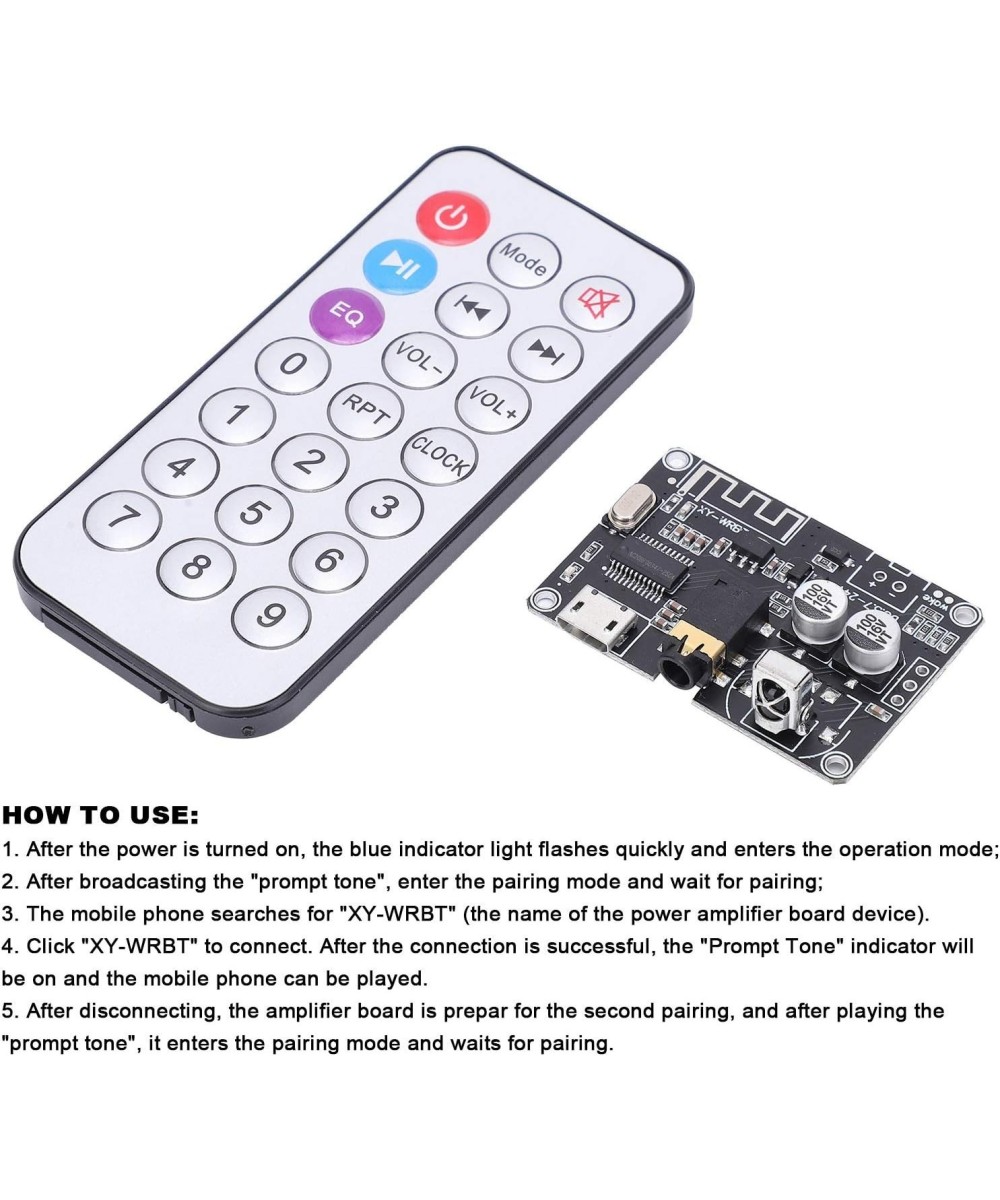 modulo estereo de audio con control XY-WRBT Bluetooth 5.0