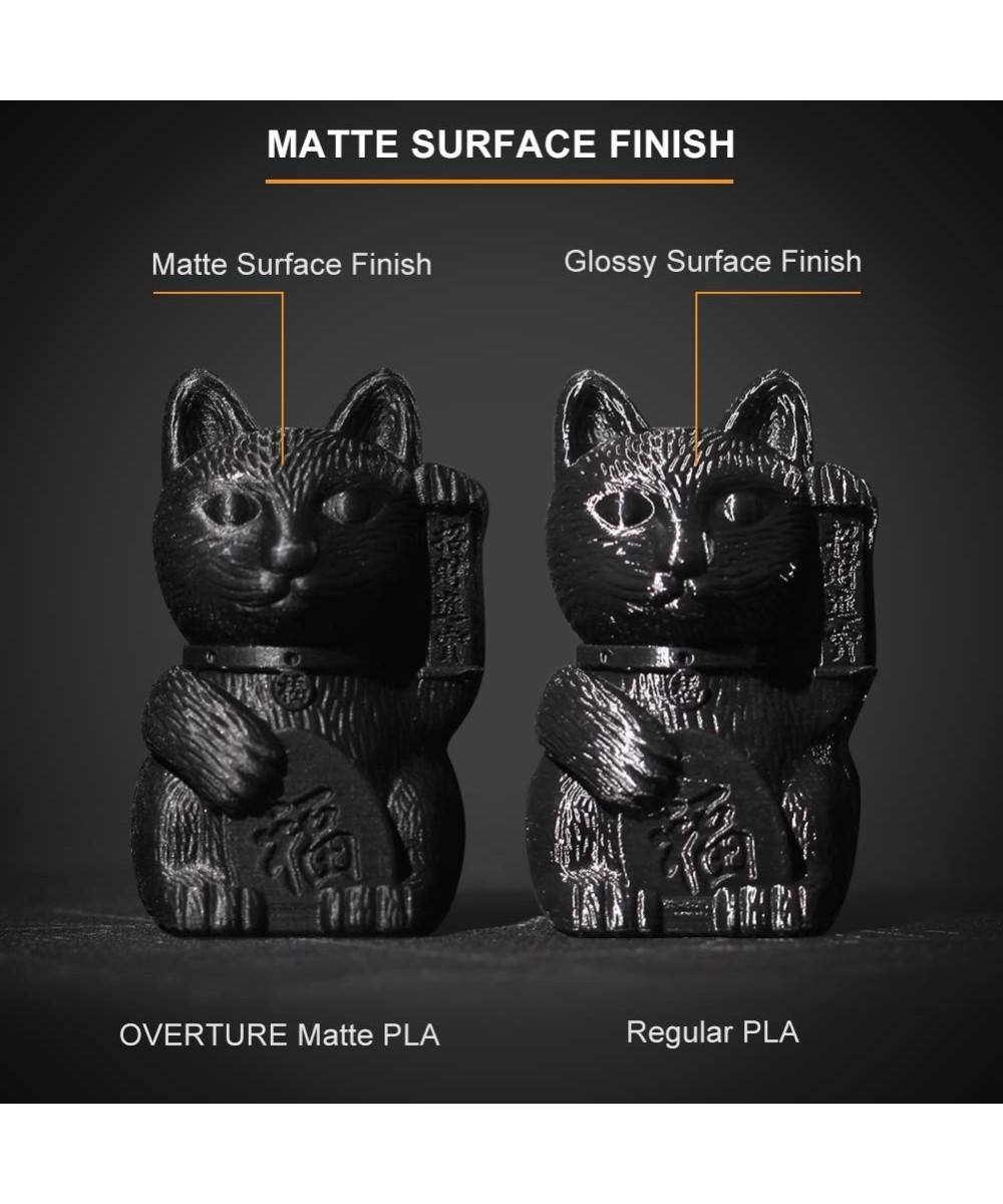 Filamento PLA de fibra de carbono matte 1.75mm / 1KG OVERTURE