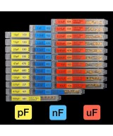 Capacitores cerámicos hasta 50V 10pf-10uf 1 Valor (5U)