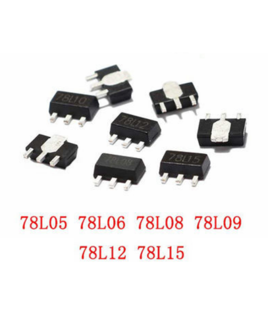 Reguladores de Voltaje SMD 78L05-15 (SOT-89)