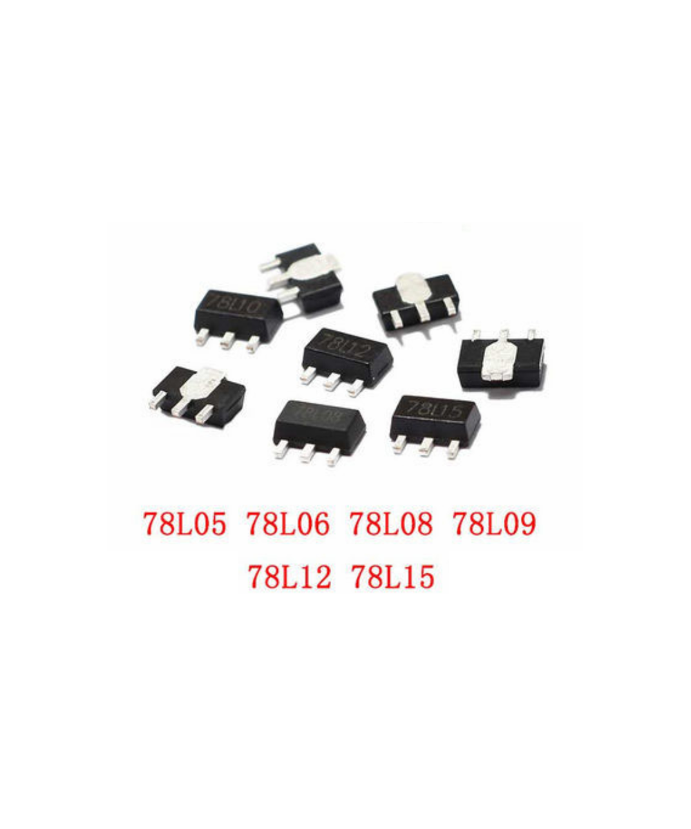 Reguladores de Voltaje SMD 78L05-15 (SOT-89)