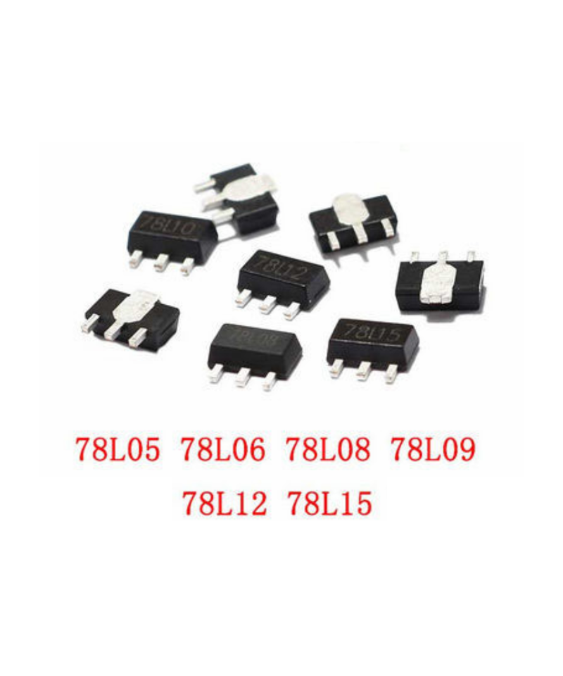 Reguladores de Voltaje SMD 78L05-15 (SOT-89)