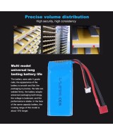 Bateria tipo lipo recargable 7.4V 3800mah conector tipo T