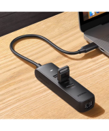 Adaptador HUB de USB-C a USB 3.0 y RJ45 10/100M UGREEN