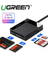 Lector de Memorias CF/MS/TF/SD 4 en 1 USB 3.0 / USB-C ugreen