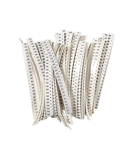 Resistencia SMD 1% 1/8W 1206 0.1OHM - 10MOHM (5 unidades)