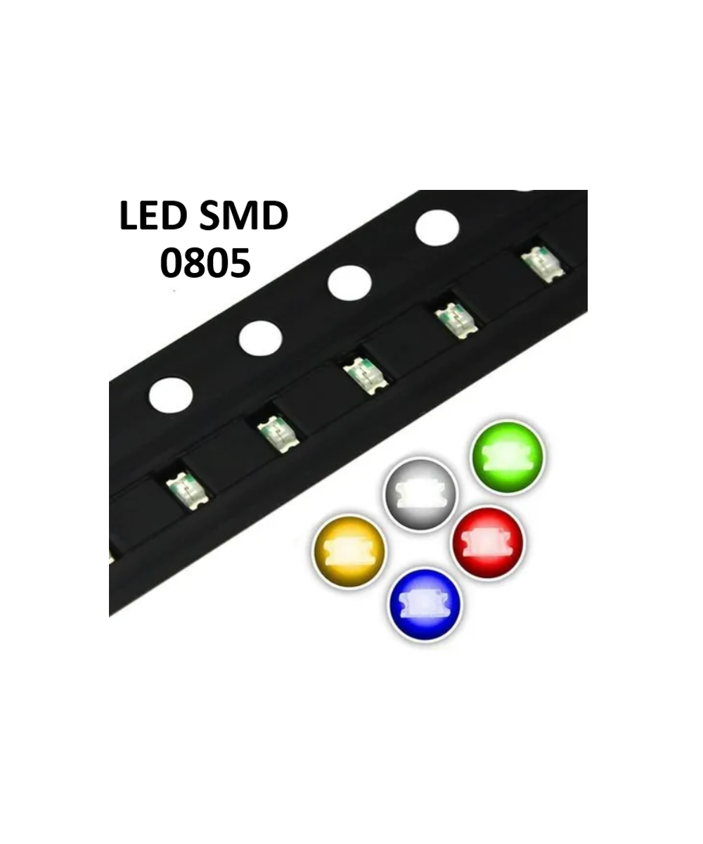 Diodos LED SMD 0805 10 unidades