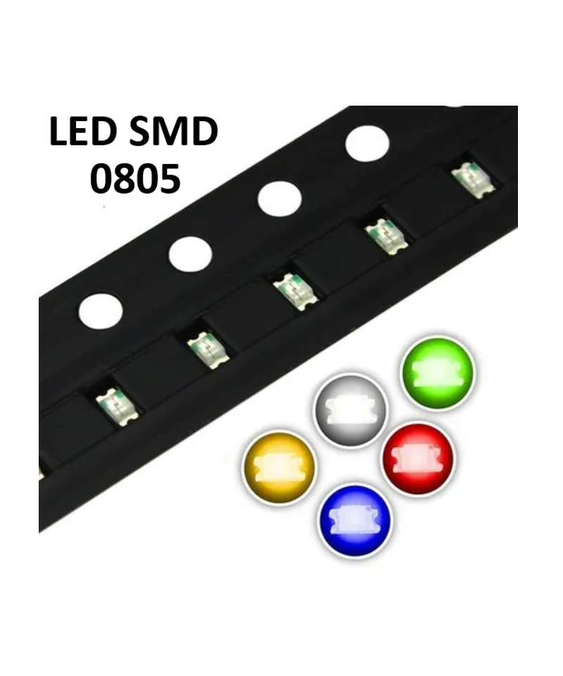 Diodos LED SMD 0805 10 unidades