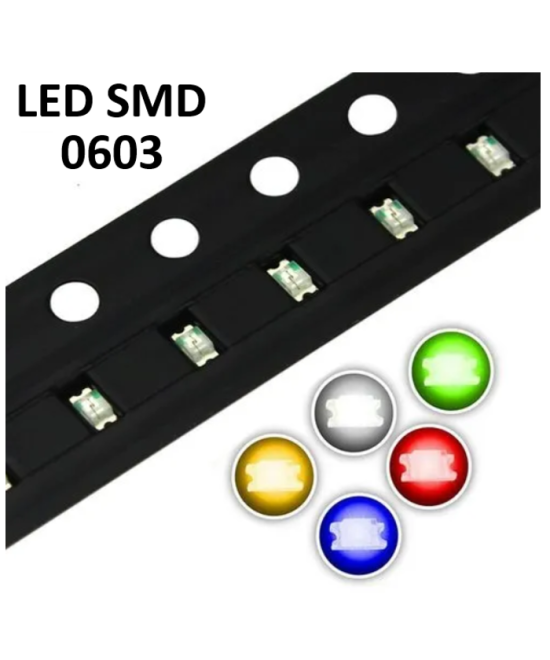 Diodos LED SMD 0603 10 unidades
