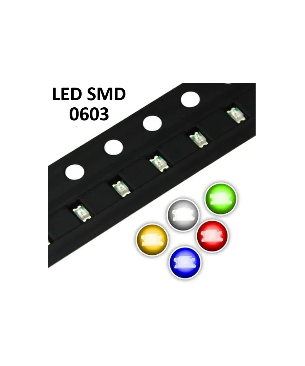 Diodos LED SMD 0603 10 unidades