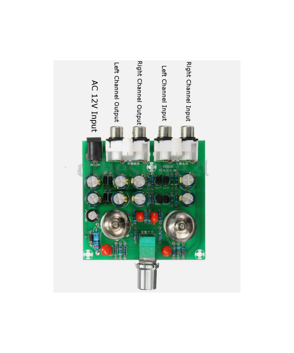 Modulo Preamplificador de Tubos al Vacio 6J2 HIFI 11W 12VAC (DIY)