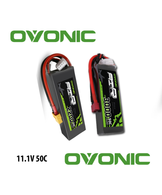 Bateria Tipo LiPo recargable 11.1V 35C/50C 3S OVONIC
