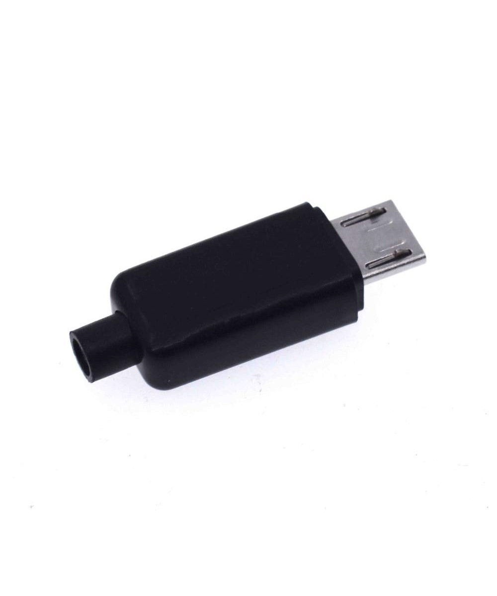 Puerto Micro USB Macho 5 Pines con Contenedor